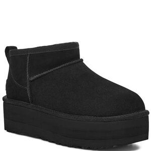 UGG $170 Classic Ultra Mini Platform Black Sz 10 NIB!